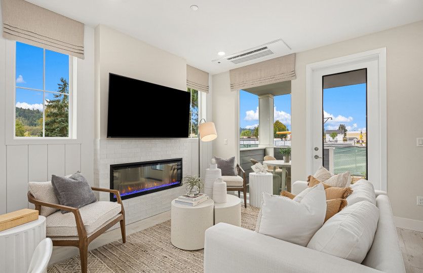 Fireplace in Living Area