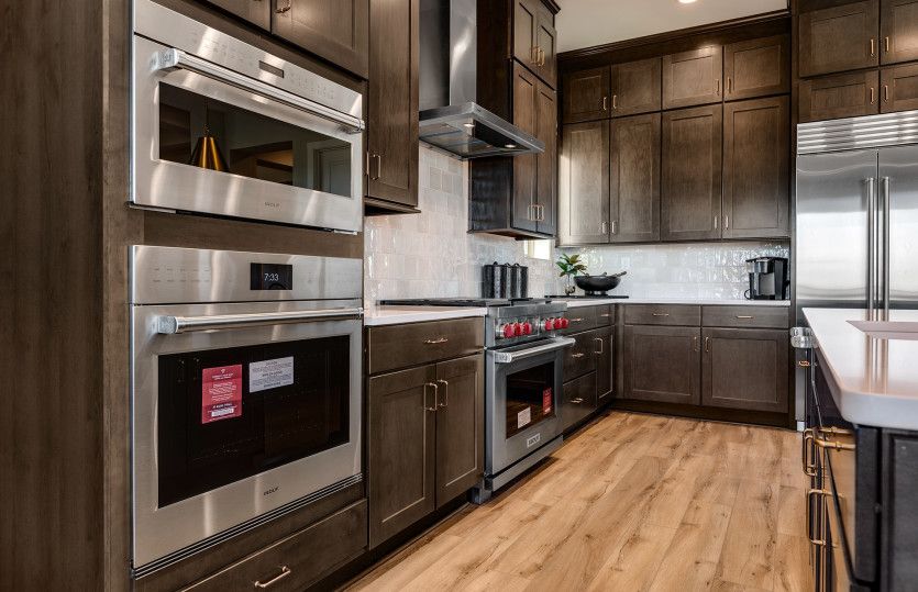 Wolf Stainless steel, built-in appliances add a level of elegance and functionality to the Patagonia