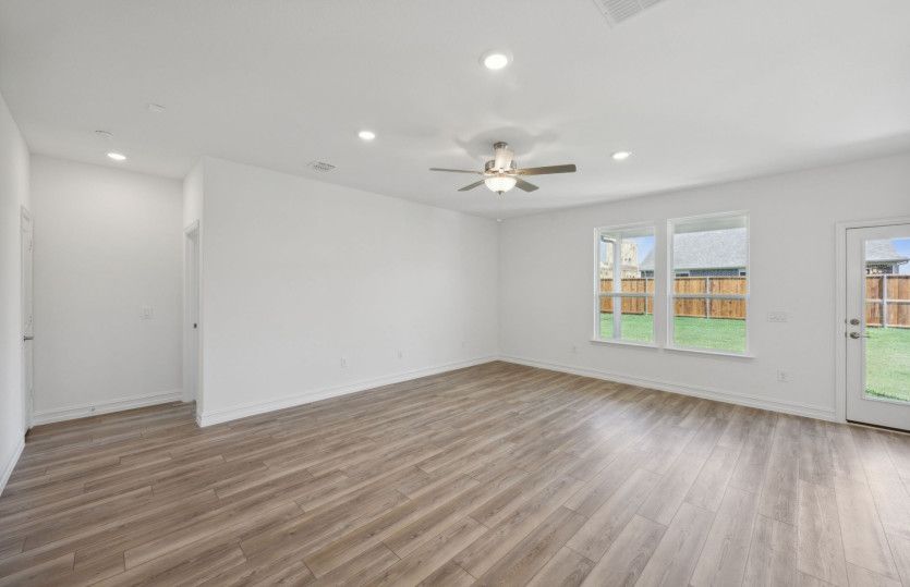 Sun lit gathering room *model representation