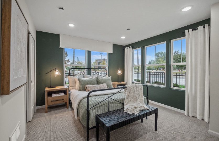 Window Wrapped Bedroom