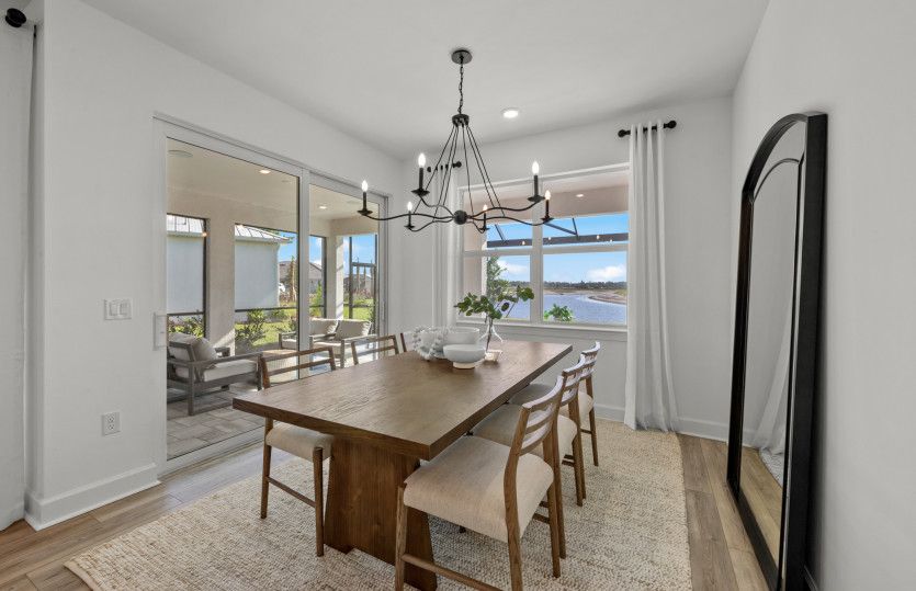 Café off Kitchen with access to the covered lanai