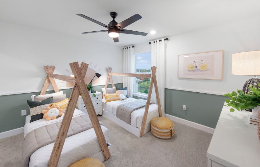 Bedroom located in the loft