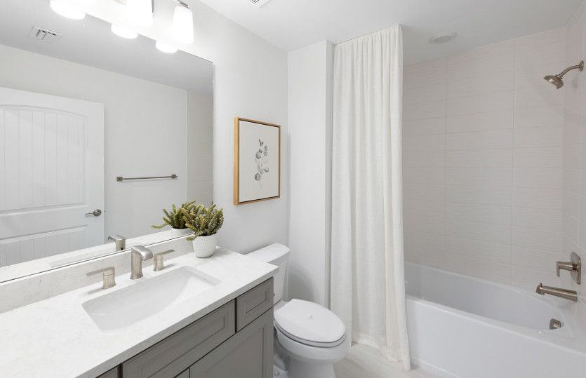 Bathroom located in the loft