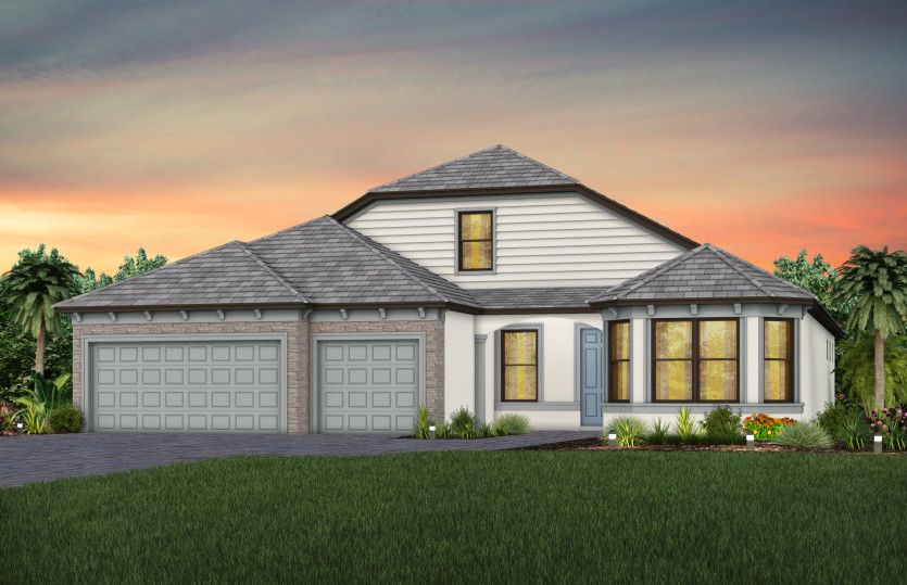 Exterior FM3 with optional stone detail