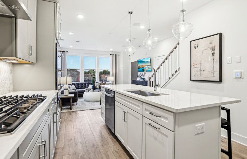 Gourmet Kitchen with Stainless Steel Appliances