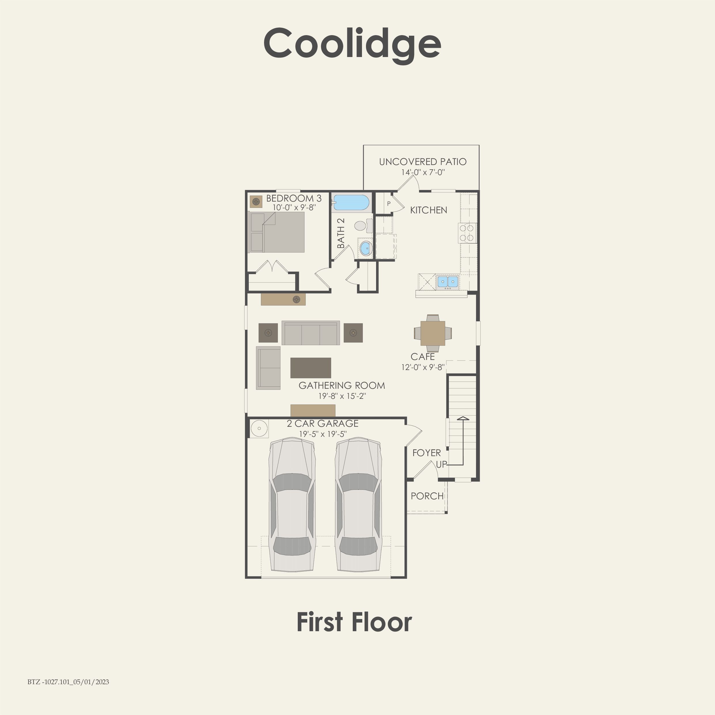 First Floor 4 br / 3 ba