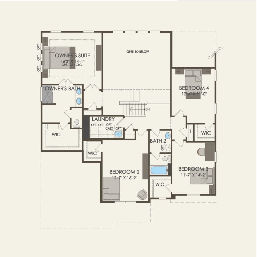 Second Floor 4 br / 2.5 ba