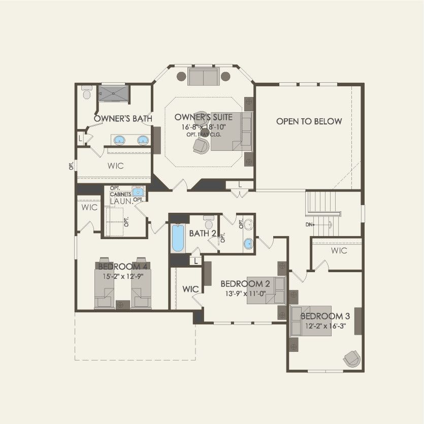 Second Floor 4 br / 2.5 ba