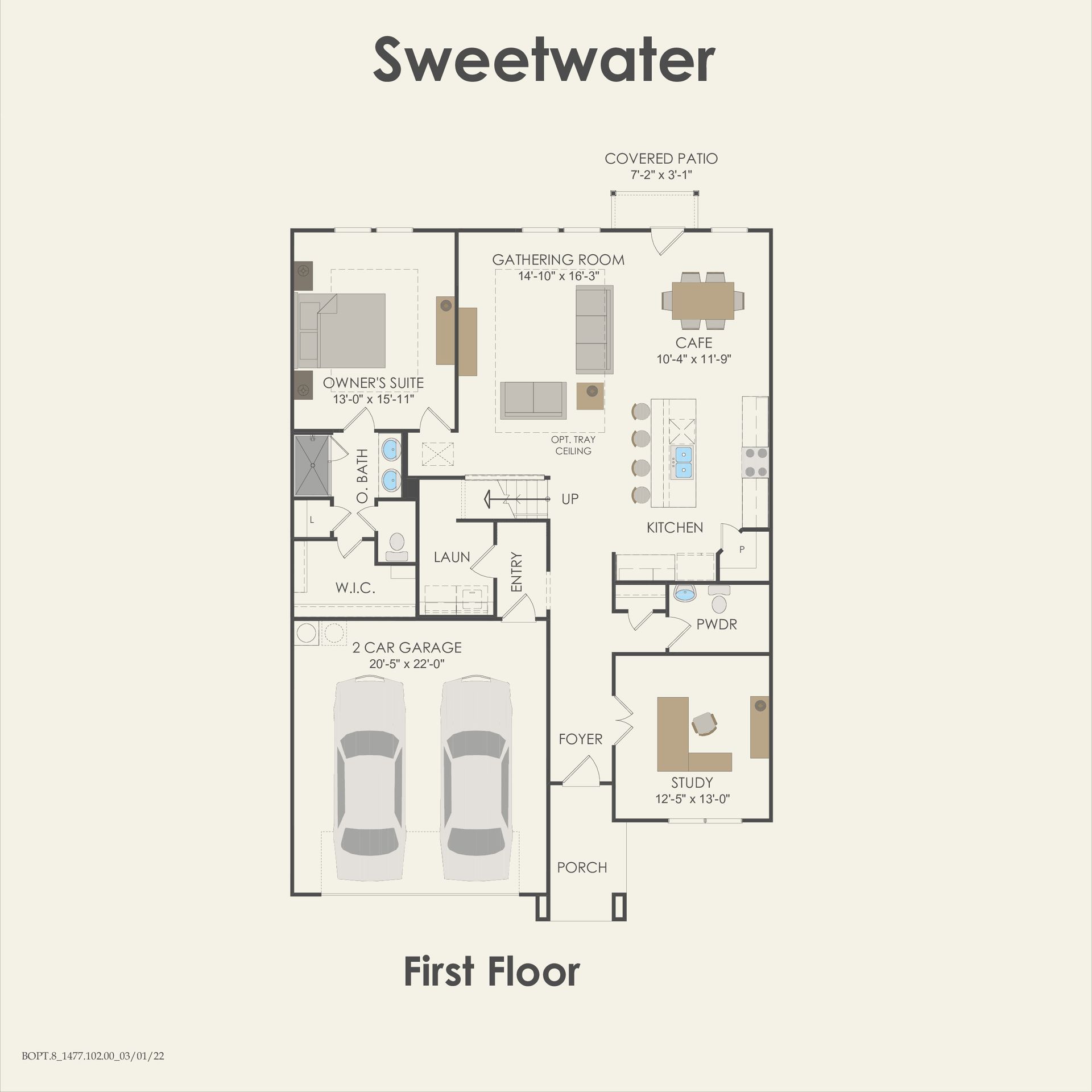 First Floor 4 br / 2.5 ba