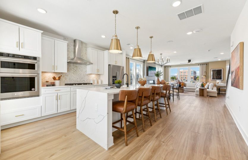 Gourmet Kitchen with Stainless Steel Appliances