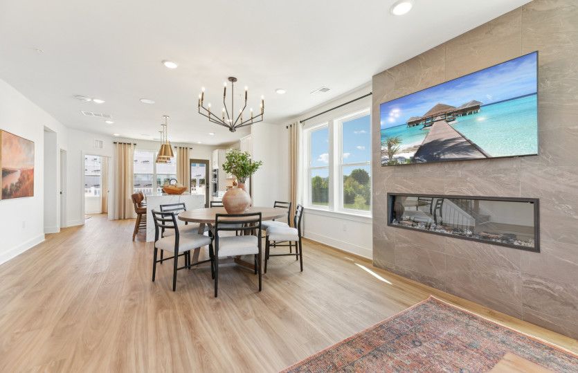 Optional Electric Fireplace