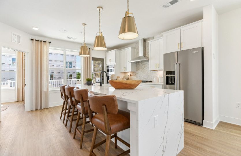Spacious Gourmet Kitchen with Access to the Deck