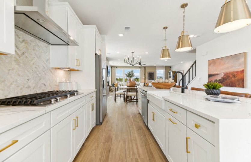 Gourmet Kitchen with Optional Quartz or Granite Countertops