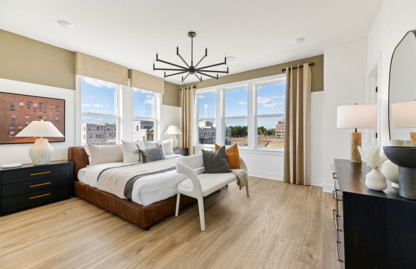 Owner's Suite with two Walk-in Closets and Luxury Bathroom - Model Representation