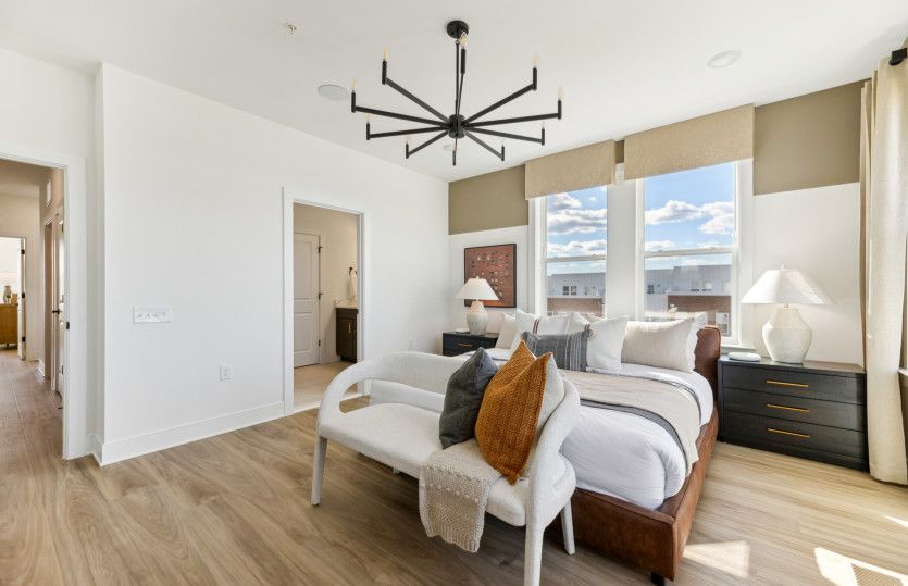 Owner's Suite with two Walk-in Closets and Luxury Bathroom