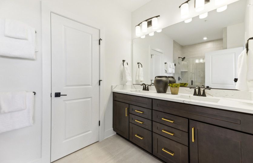 Owner's Bathroom with Dual Vanities