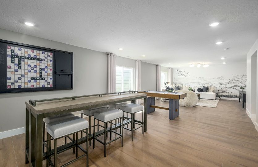 Finished Basement Game Room