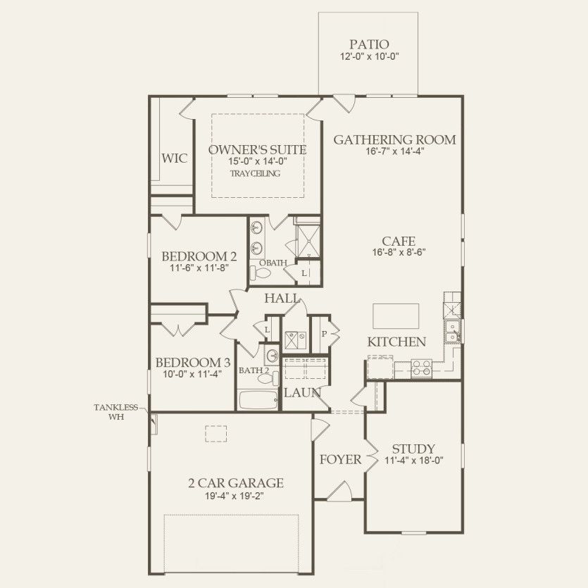 First Floor 3 br / 2 ba