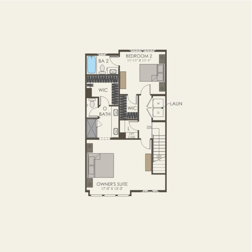 Third Floor 3 br / 3.5 ba