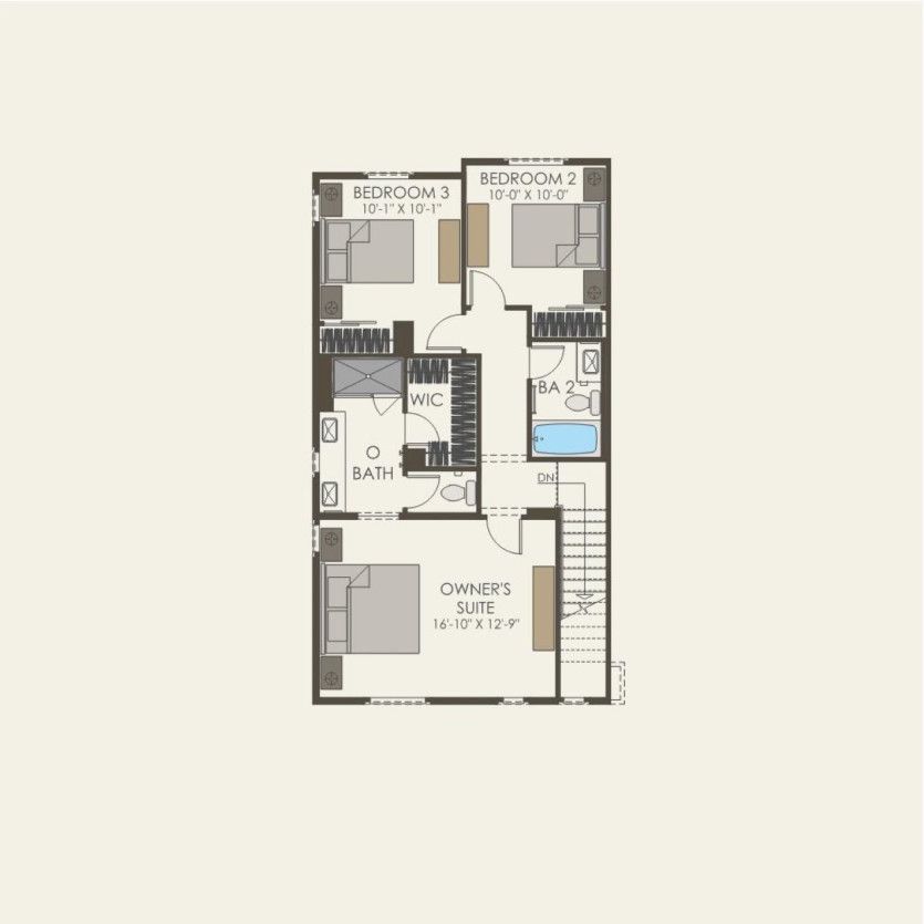 Third Floor 4 br / 3.5 ba