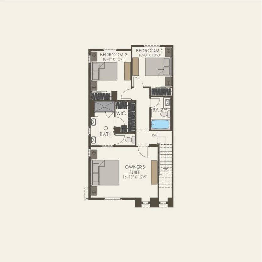 Third Floor 4 br / 3.5 ba