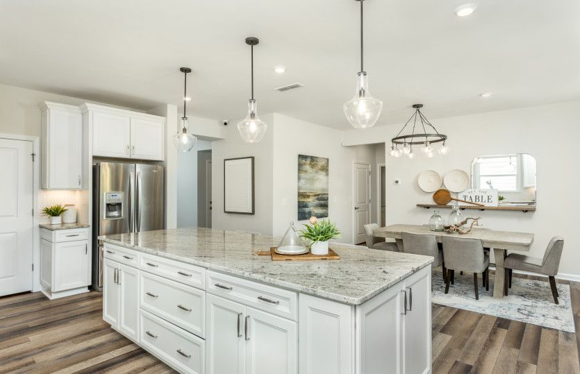 Kitchen Opens to Cafe Area