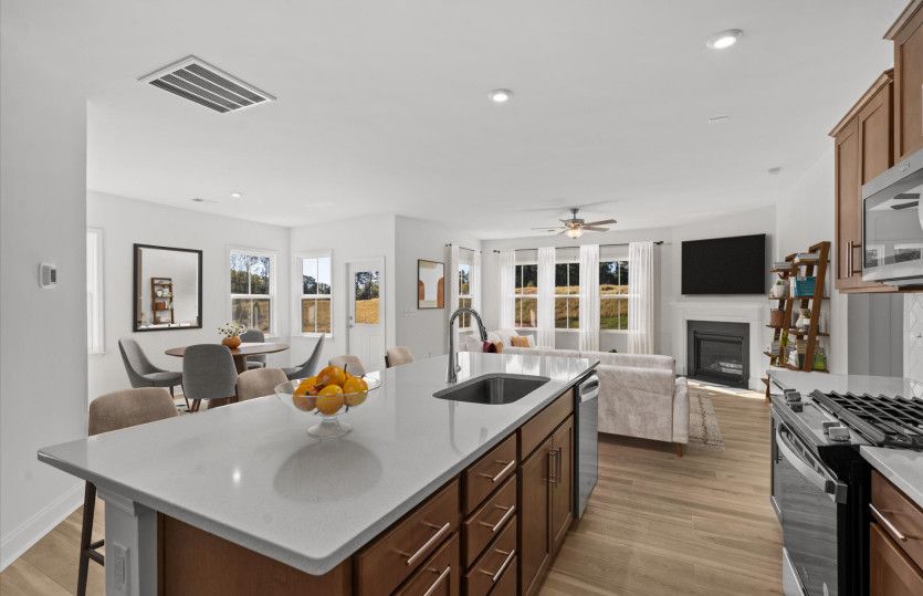 Kitchen, Café and Gathering Room
