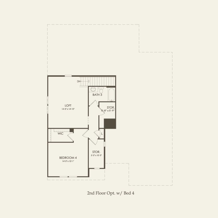 Second Floor 2 br / 2 ba