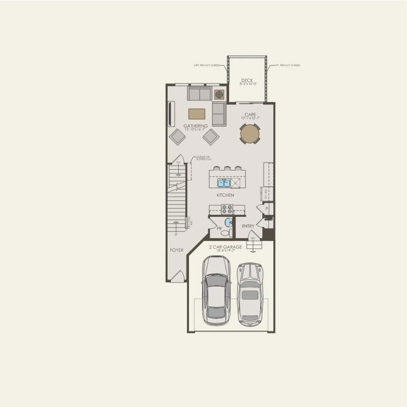 First Floor 3 br / 2.5 ba