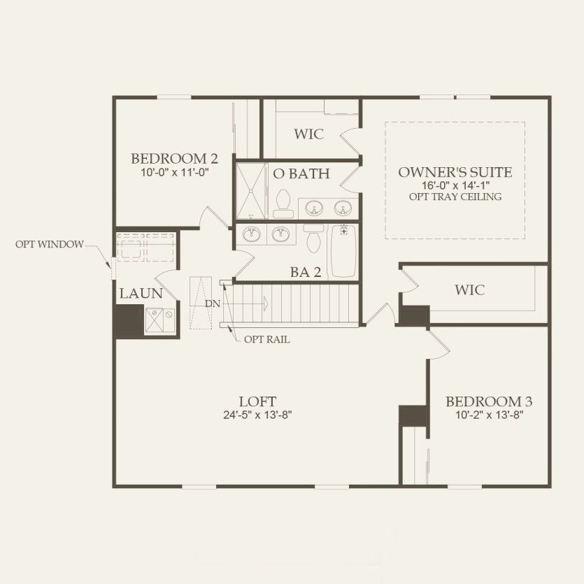 Second Floor 3 br / 2.5 ba
