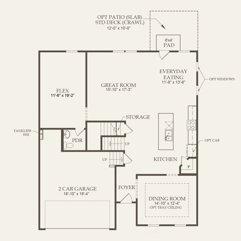 First Floor 4 br / 2.5 ba