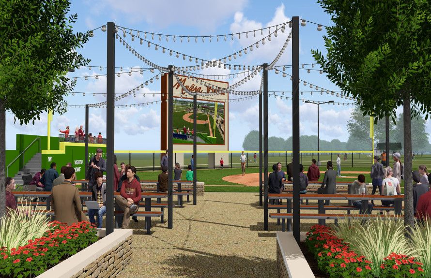 Community baseball field