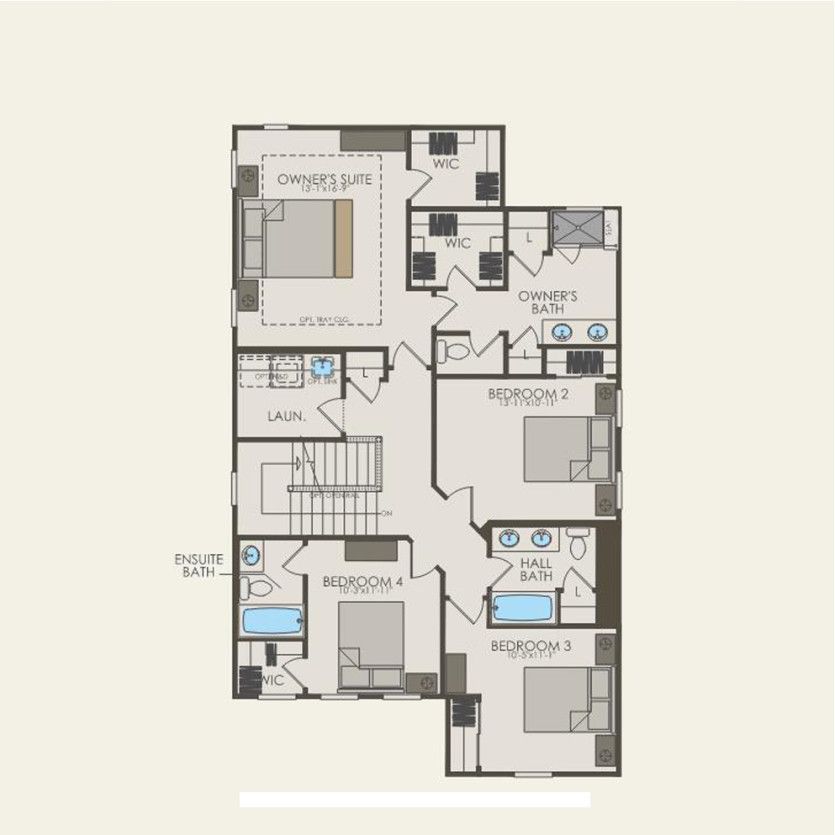 Second Floor 4 br / 3.5 ba