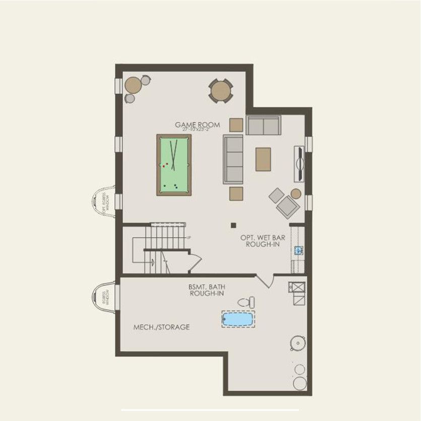 Basement 4 br / 3.5 ba