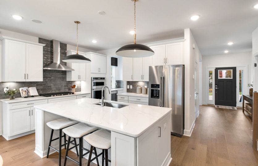 Gourmet Kitchen with Stainless Steel Appliances