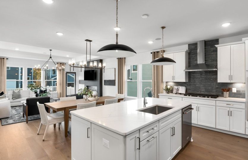 Gourmet Kitchen Overlooks the Café and Gathering Room
