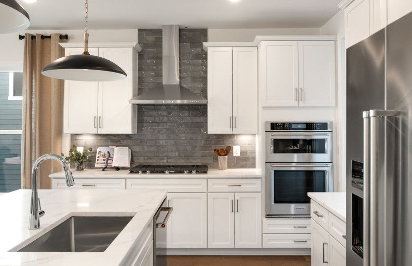 Gourmet Kitchen with Stainless Steel Appliances