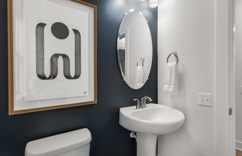Powder Room on Main Level