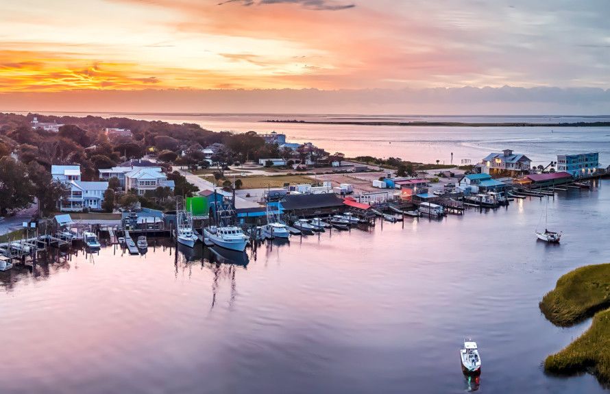 Nearby Downtown Southport, NC