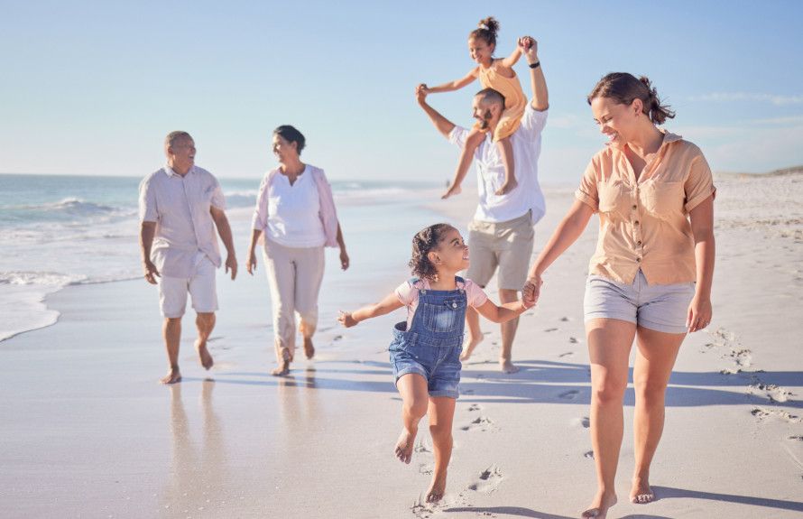 Long Strolls on Nearby Beach