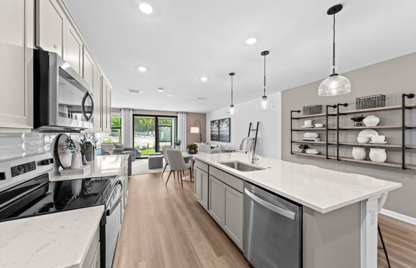 Kitchen with ample storage