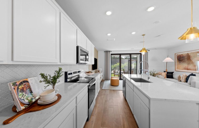 Ample storage in this luxury townhome