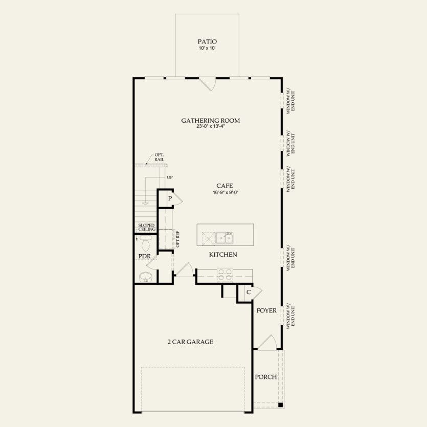 First Floor 3 br / 2.5 ba