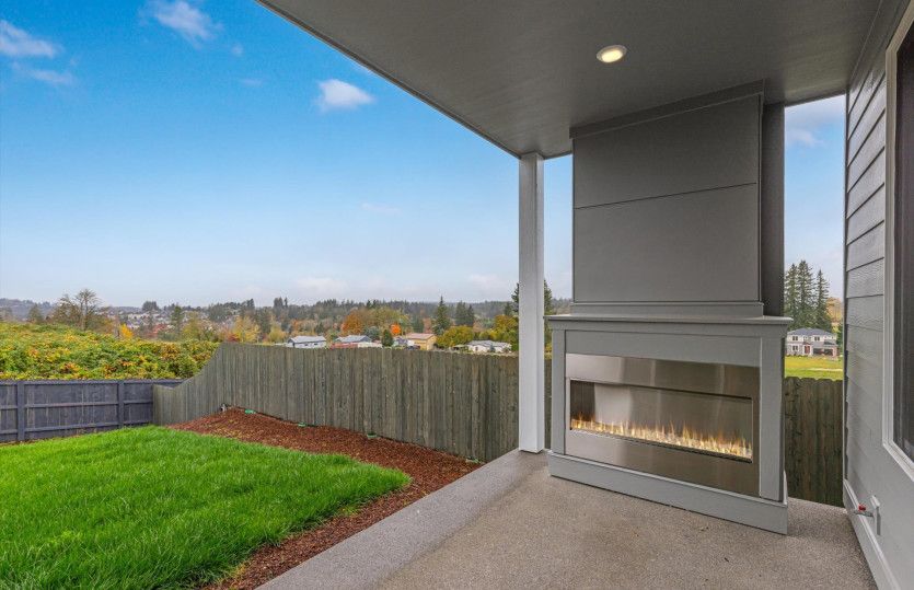 Patio with Fireplace Option