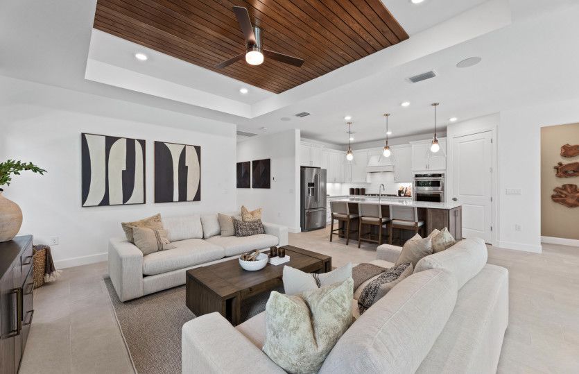 Gathering room with natural light