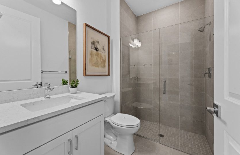 Secondary bathroom