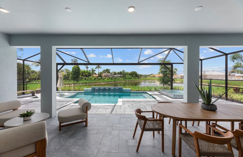 Covered lanai, perfect for your new home