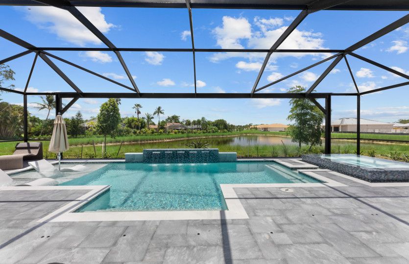 Personalize your outdoor space with a pool & spa