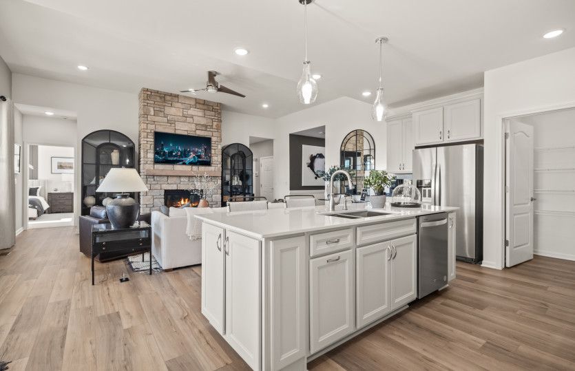 Open Concept Living Model Representation