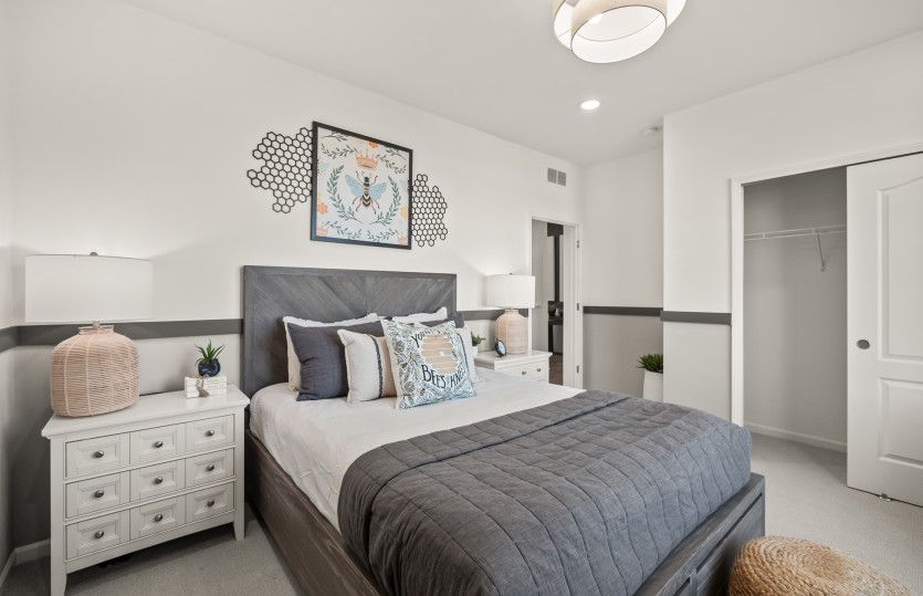 Spacious Secondary Bedroom Model Representation